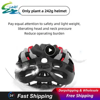 1 ~ 10ШТ Велосипедный шлем MTB Дорожный Горный Велосипед Велосипедный шлем Сверхлегкий Интегрально-формованный Дышащий Велосипедный шлем Велосипед