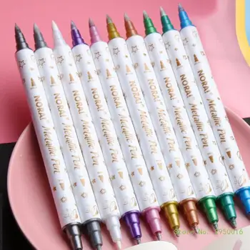 10 цветов, маркер с двумя головками, пастельный мягкий маркер для ведения дневника, пастельные маркеры, наборы пастельных маркеров