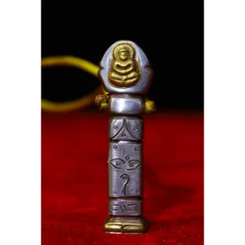 2,6-дюймовая подвеска в виде китайской тибетской буддийской печати, статуэтка железной печати