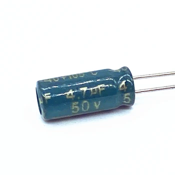 20 шт./лот высокочастотный низкоомный алюминиевый электролитический конденсатор 50 В 4,7 МКФ размер 5*11 4,7 МКФ 20%