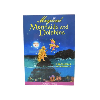 2023 Дорин Виртью Волшебные карты русалок и дельфинов-оракулов: колода из 44 карт и руководство в формате PDF