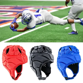 2023 Новый 1 шт. Детский шлем вратаря для регби и футбола, толстая защитная кепка для головы вратаря из ЭВА