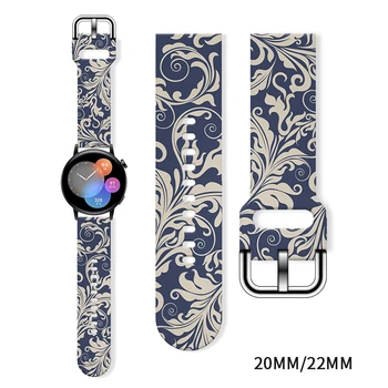 20мм 20мм Ремешок для Samsung Galaxy Watch 5/4 40мм 44мм 4Classic 42мм 46мм силиконовый Ремешок сменный Браслет для 5Pro 45мм