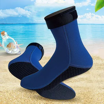 3 мм неопреновые пляжные носки для воды без края, термоноски для дайвинга, теплые носки для подводного плавания с медузами для водных видов спорта