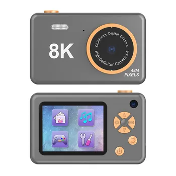 4800W HD Двойная Камера 8K SLR Цифровая Камера с Автоматической Фокусировкой Для Студенческой Видеокамеры Юношеская Спортивная Камера Кампуса Подарок На День Рождения
