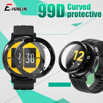 99D Изогнутая Мягкая Защитная Пленка Для часов Realme Watch S С Полным покрытием Экрана (не из закаленного стекла)