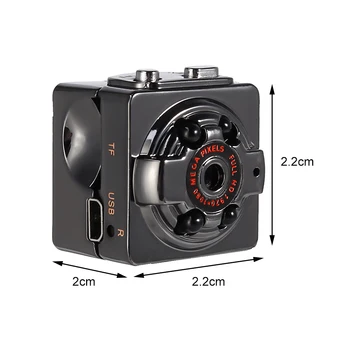 ANPWOO SQ8 Камера 1080P HD Инфракрасная ночная камера, воздушная камера для занятий спортом на открытом воздухе, мини-камера Wi-Fi