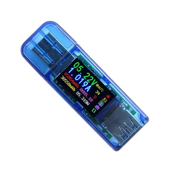 AT34 USB 3,0 ЖК-вольтметр, амперметр, измеритель напряжения, мультиметр, зарядное устройство, USB-тестер для зарядки аккумулятора