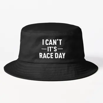 I Ca Not It Is Race Day Белая Панама Женская в стиле Хип-Хоп Для Мальчиков Солнцезащитная Мода Повседневная Летняя Дешевая Весенняя
 Мужчины
