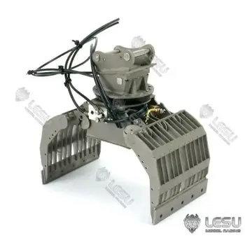 LESU 1/14 Гидравлический для дистанционного управления экскаватором PC360, Металлический селекторный захват, детали для грейфера, Игрушечная модель TH16860