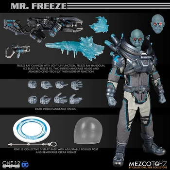 Mezco Mister Freeze Victor Fries 1/12 Фигурка Бэтмена из аниме Коллекционные игрушки