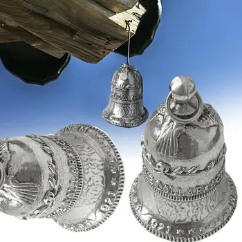 Morgan Silver Dollar - Bell Домашний декор, Гобелены для монет, Настенный декор, Колокольчик Ветра, Повезло