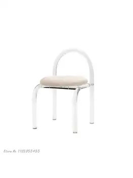 Nordic light роскошный акриловый стул для макияжа сетка для спальни red ins wind маленькая красная книжка прозрачный обеденный стул для отдыха хрустальный стул