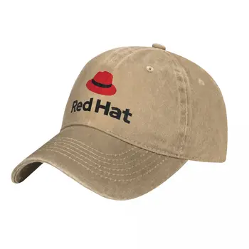 Redhat Красная Шляпа Папина шляпа Linux Код Python Ковбойская Шляпа Шляпы Кепки с козырьком для женщин Солнцезащитный козырек Snapback Кепки Друзья