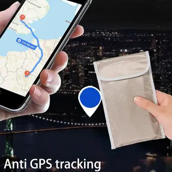 RFID-сигнал сотового телефона, блокировка GPS, сумка Фарадея, отслеживание мобильного телефона, слежение за GPS, чехол для автомобильного брелока RFID