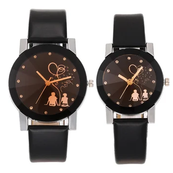 Sdotter 2022 новые часы для влюбленных, кожаные кварцевые повседневные часы с указкой