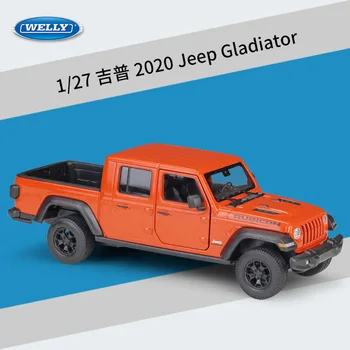 Welly 1: 27 Jeep 2020, Пикап Jeep Gladiator, Имитация модели автомобиля из сплава, Игрушки, Подарки, Коллекции Аксессуаров