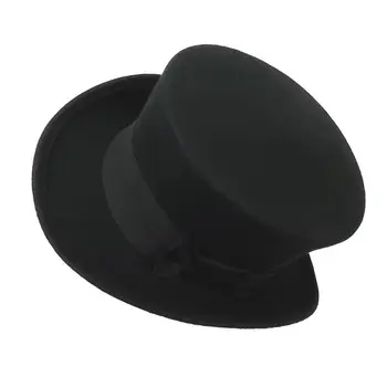 X0532 Модная Шерстяная фетровая шляпа для взрослых Австралийская Шерстяная Шляпа Бледного Всадника Фетровая Шляпа с декоративной лентой