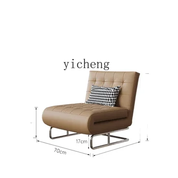 XC Одноместный Складной стул для отдыха Диван-кровать двойного назначения Черный диван Кресло для отдыха на балконе