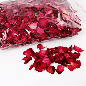Ванна с натуральным цветком, спа, душ из цветов Розы, Массажер для тела с сухими лепестками, отбеливающий, снимающий аромат Сушеных лепестков Розы 10 г/пакет