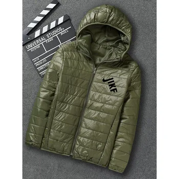 Высококачественная мужская и женская осенне-зимняя куртка JIKF, удобная облегающая хлопковая куртка