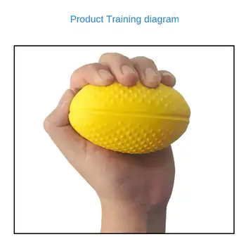 Высокоэластичный мяч для тренировки рук, губчатый мяч для укрепления мышц, портативный, снижающий усталость