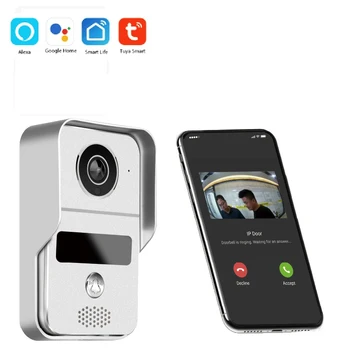 Дистанционная разблокировка Водонепроницаемый Беспроводной дверной звонок Ip65 V Smart Wifi Tuya Video Door Ring Bell Poe с разблокировкой замка