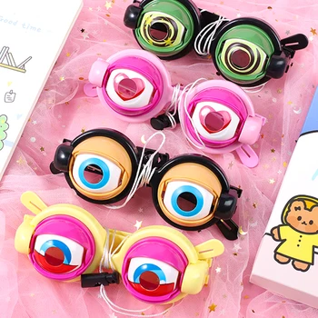 Забавные очки Crazy Blink Party, Очки для взрослых и детей, Большой лягушачий глаз, Пластиковые игрушки, Аксессуары для Рождества, подарки на Хэллоуин
