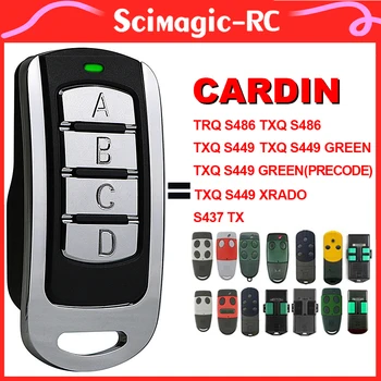 Замена CARDIN TXQ S449 TRQ S486 TXQ S486 TRQ S449 S437 TX XRADO 433 МГц Гаражный Пульт Дистанционного Управления Открывалкой Командный Передатчик