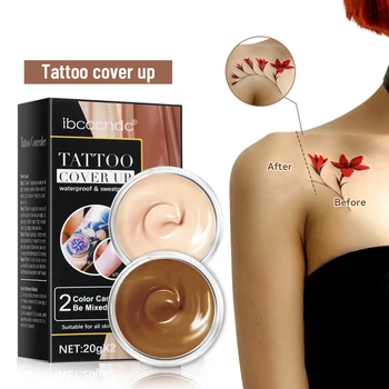 Консилер для татуировок, маскирующий макияж для полного покрытия угрей, 20 мл, для нанесения макияжа для сокрытия татуировок на тело