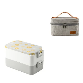 Коробка для ланча с милой девушкой, пластиковая коробка для бенто для женщин, для офисного использования, Женская коробка для приготовления еды, контейнер для еды