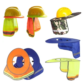 Летняя защитная каска от солнца, защитные шлемы, Светоотражающие поля шляп, Светоотражающая кепка для строителей