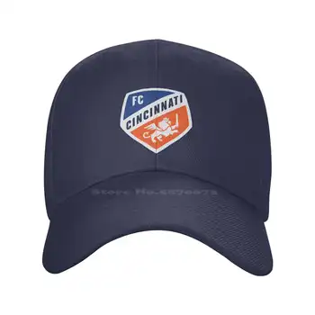 Модная качественная джинсовая кепка с логотипом Цинциннати, вязаная шапка, бейсболка