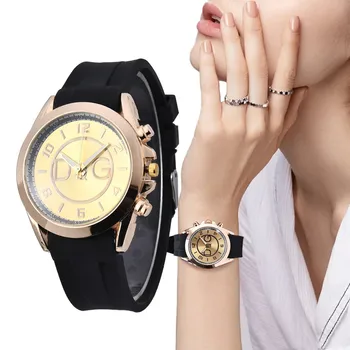 Модные женские часы DQG от элитного бренда Explosion, спортивные женские часы с черным силиконовым ремешком, бесплатная доставка, Бесплатная доставка