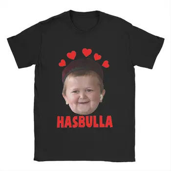 Мужские футболки Hasbulla Love Hasbulla Meme Крутая футболка из 100% хлопка с коротким рукавом, футболки little khabib, круглый вырез, одежда больших размеров