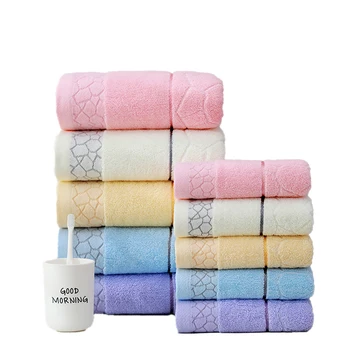 Набор полотенец из 100% хлопка, мочалка для ванной, пляжное роскошное полотенце из трех частей для мужчин и женщин, 3 шт./компл.