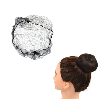 Невидимая сетка для пучка волос 100 шт Эластичные нейлоновые сетки для волос для женщин, аксессуары для прически, аксессуары для волос