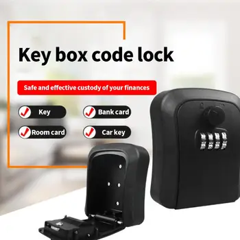 Новая интеллектуальная комбинация паролей, замок для ключей, ключ для хранения, настенный сейф для ключей, открытый Ящик для ключей, 4-значная комбинация