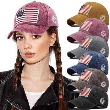 Новая мужская бейсболка с американским флагом США, мужская Тактическая армейская хлопчатобумажная военная шляпа США, унисекс, хип-хоп Шляпа, спортивные кепки, шляпы на открытом воздухе