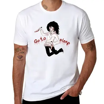 Новая футболка Jeff The Killer - Creepypasta, графическая футболка, футболка с коротким рукавом, мужская одежда