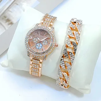 Новые роскошные женские часы с бриллиантовой шкалой, кварцевые часы, женские наручные часы, женские часы-браслет со стразами, женские Relogio Feminino
