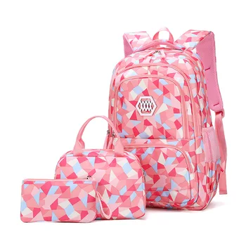 Новые рюкзаки для начальной школы для девочек, школьные ранцы, комплекты, легкие детские повседневные подростковые большие водонепроницаемые дорожные сумки для книг