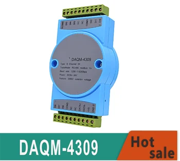 НОВЫЙ модуль ввода цифрового сигнала DAQM-4309 для связи по шине modbus RS485 с изолированным 9-канальным переключателем