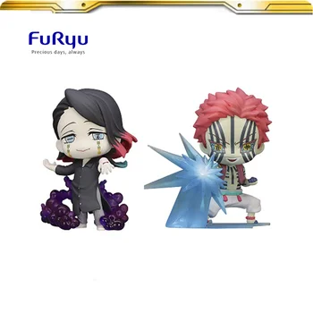 Оригинальная фигурка FuRyu Demon Slayer Enmu Hakuji Mini HOLD, аниме-фигурка, детская игрушка, Рождественский подарок