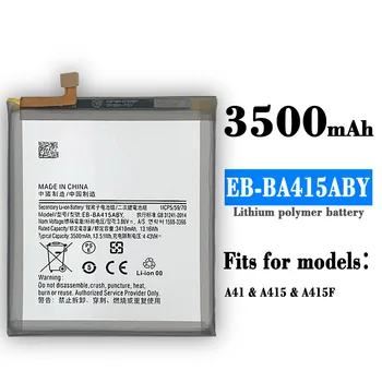 Оригинальный аккумулятор EB-BA415ABY для Samsung Galaxy A415 A41 A415F Аутентичный аккумулятор телефона литиевая батарея емкостью 3500 мАч