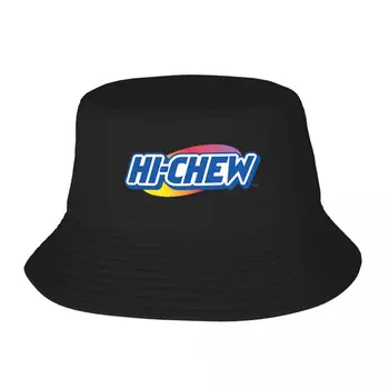 Панама с логотипом Hi-Chew для мужчин и женщин, шляпы-бобы, уличные рыбацкие шапки, рыболовные унисекс-кепки