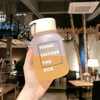 Пластиковая бутылка для воды Realme объемом 600 мл, креативная Матовая Портативная веревка для путешествий, Удобная чашка для напитков, Распродажа Товаров