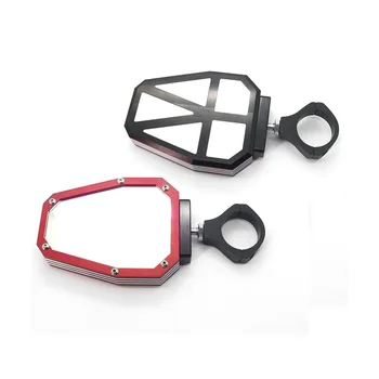 Пляжное зеркало мотоциклетный отражатель 1.75 / 2 Универсальный для зеркал ATV/UTV Красный