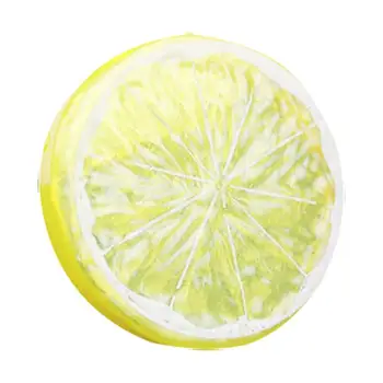 Поддельный ломтик лимона, искусственные фрукты, имитационная модель для украшения домашней вечеринки, модель искусственных ломтиков лимона