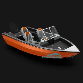 Популярная 16-футовая алюминиевая лодка Kinocean 2020 с глубоким v-образным дном